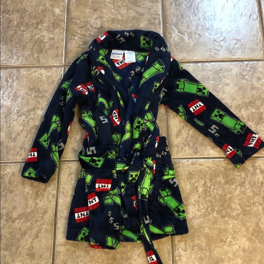 Minecraft Boys Robe Size 4-5